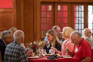 People sitting at a table People sitting at a table