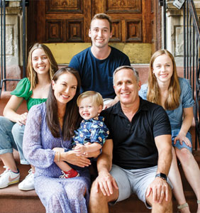 Grant Pothast and his family